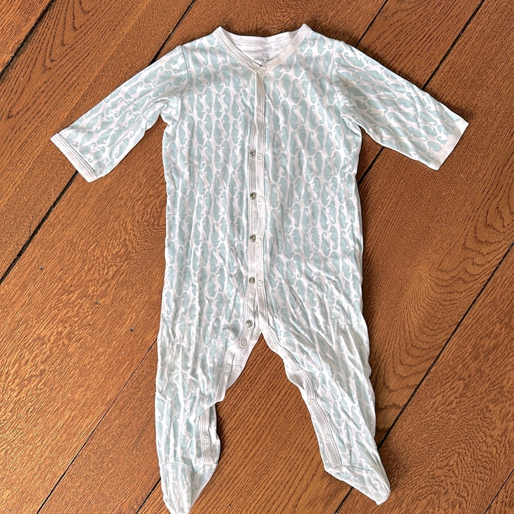 Roller Rabbit starfish onesie 6-9 month PLAY condition